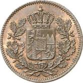 Obverse 2 Pfennig 1848