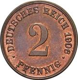 Obverse 2 Pfennig 1906 D