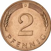 Obverse 2 Pfennig 1983 D