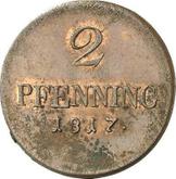 Reverse 2 Pfennig 1817