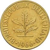 Reverse 10 Pfennig 1966 D