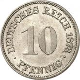 Obverse 10 Pfennig 1873 D