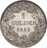 Reverse Gulden 1855