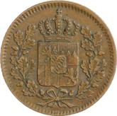 Obverse Pfennig 1850
