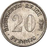 Obverse 20 Pfennig 1874 C