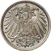 Reverse 5 Pfennig 1906 J