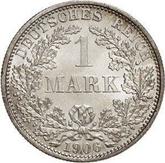 Obverse 1 Mark 1906 F