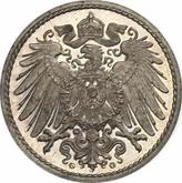 Reverse 5 Pfennig 1913 G