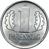 Obverse 1 Pfennig 1977 A