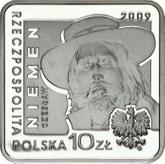 Obverse 10 Zlotych 2009 MW RK Czeslaw Niemen