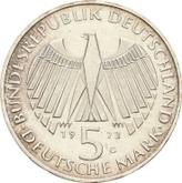 Reverse 5 Mark 1973 G Frankfurt Parliament