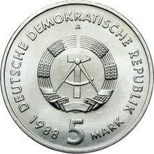 5 марок 1988 A   "Паровоз (Саксония)"