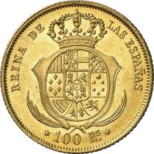 100 reales 1860   