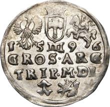 Trojak (3 groszy) 1596    "Lituania"