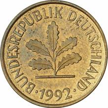 5 Pfennig 1992 F  