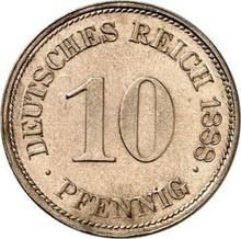 10 Pfennig 1888 E  