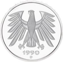 5 марок 1990 D  