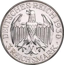 3 Reichsmarks 1930 J   "Zepelín"
