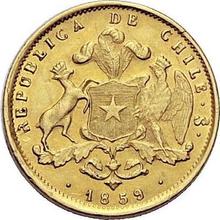 2 Pesos 1859   