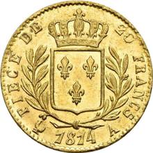 20 francos 1814 A  