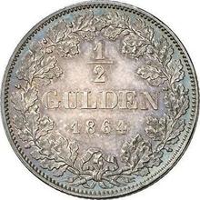 1/2 Gulden 1864   