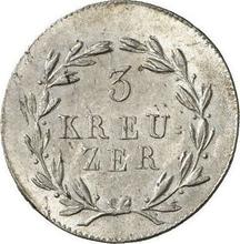 3 kreuzers 1821   