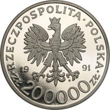 200000 złotych 1991 MW  ET "70 lat Międzynarodowych Targów Poznańskich" (PRÓBA)