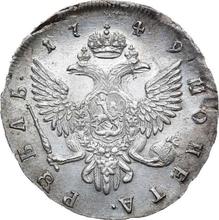 1 rublo 1749 СПБ   "Tipo San Petersburgo"