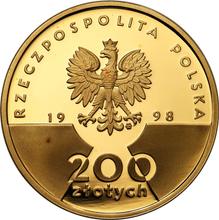 200 Zlotych 1998 MW  EO "Papst Johannes Paul II"