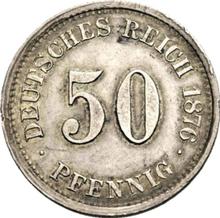 50 пфеннигов 1876 J  