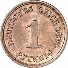 1 fenig 1893 E  