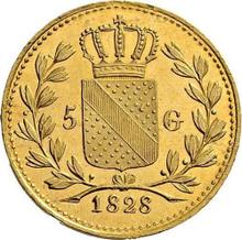 5 Gulden 1828  D 