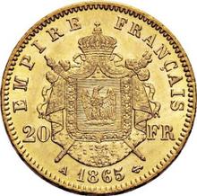 20 Francs 1865 A  