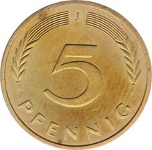 5 Pfennig 1998 J  