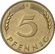 5 Pfennige 1969 F  
