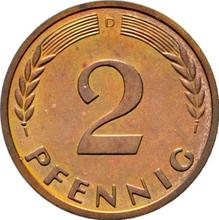 2 Pfennige 1960 D  