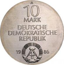 10 марок 1986 A   "Клиника Шарите"