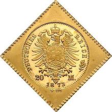 20 Mark 1873 A   "Prussia"