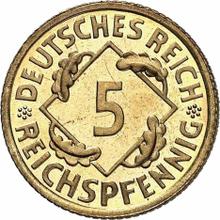 5 Reichspfennig 1925 A  