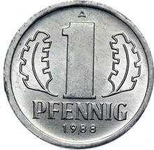 1 Pfennig 1988 A  