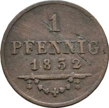 1 пфенниг 1832   