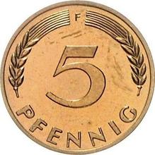 5 Pfennig 1966 F  