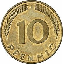 10 Pfennig 1992 J  