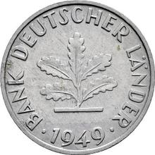 10 Pfennig 1949 F   "Bank deutscher Länder"