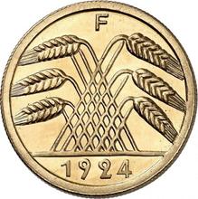 50 Rentenpfennigs 1924 F  