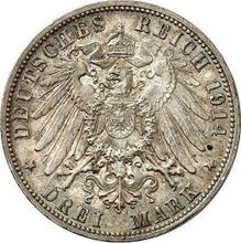 3 marki 1914 F   "Wirtembergia"