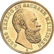 20 marcos 1882 D   "Sajonia-Meiningen"