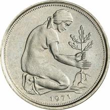 50 Pfennig 1971 J  