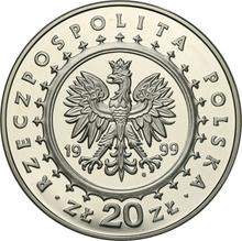 20 złotych 1999 MW  RK "Pałac Potockich w Radzyniu Podlaskim"