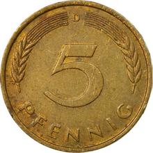 5 Pfennig 1978 D  